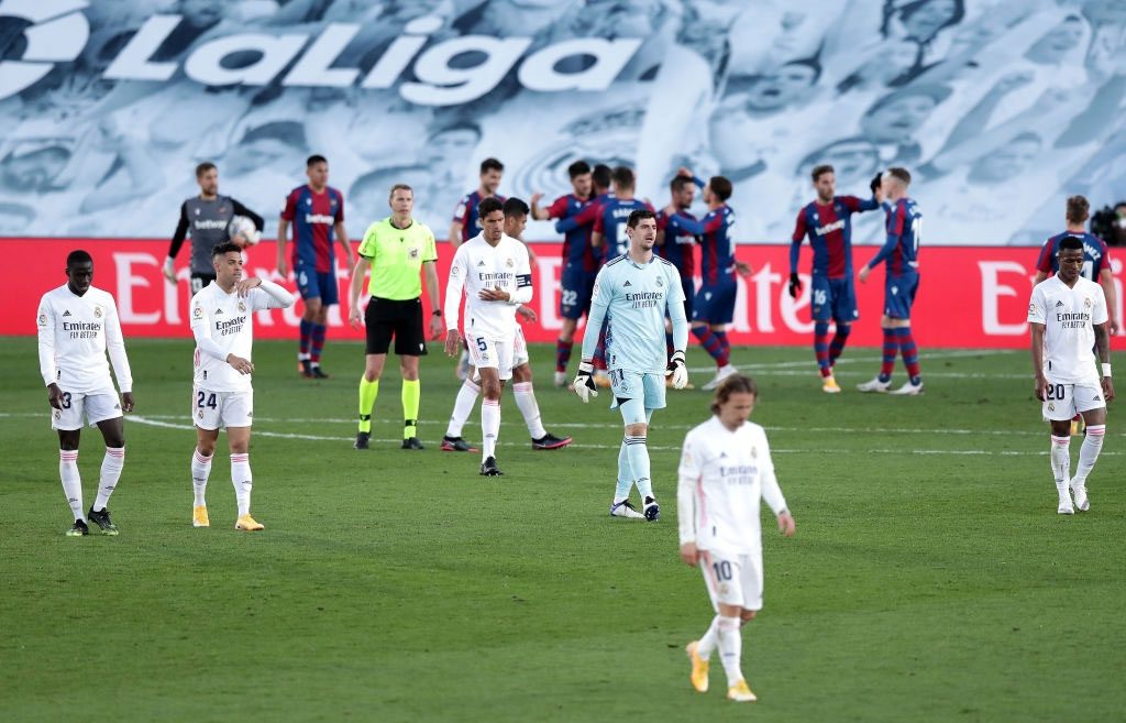 Player Ratings: Real Madrid 1-2 Levante